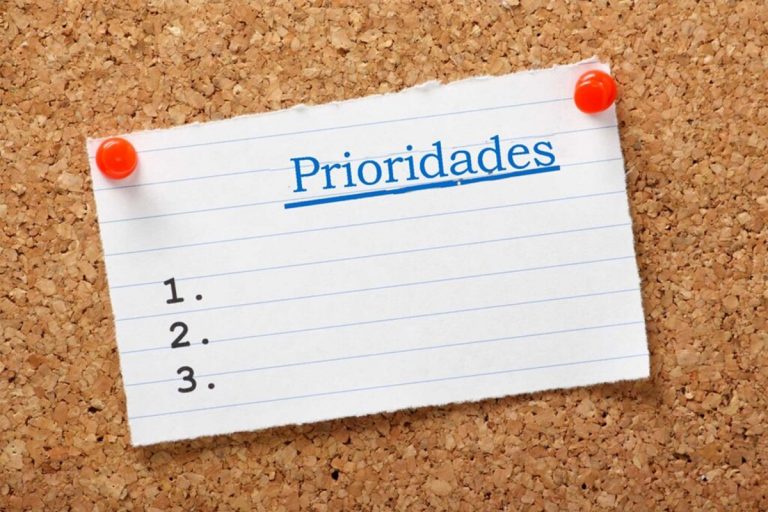 Una cuestión de prioridades